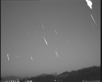 Meteory z roje Lyrid. Foto: Martin Popek.