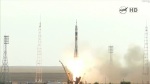 Start lodi Sojuz TMA-05M. Foto: TV NASA