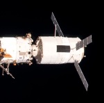 ATV-2 Johannes Kepler připojené k ISS v roce 2011. Foto: NASA