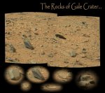 sol 100: Rocks of Gale crater Foto: NASA/JPL-Caltech/Stuart Atkinson