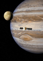 Evropská sonda JUICE k výzkumu Jupiteru Foto: ESA/AOES