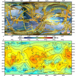 Topografická mapa Titanu Foto: NASA/JPL-Caltech/ASI/JHUAPL/Cornell/Weizmann