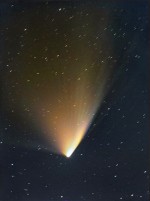 Ohony komety PanSTARRS. Foto: Michael Jäger.