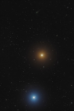 Kometa C/2012 S1 (ISON), Mars a Regulus. Foto: Martin Gembec