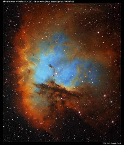 NGC 281 - Pacman Nebula Foto: Pavel Pech