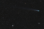 Kometa Lovejoy a M13. Foto: Primož Cigler.