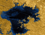 Ligeia Mare - velké jezero na Titanu Foto: NASA