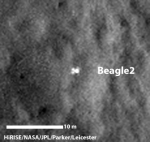Beagle-2 na Marsu Foto: HiRISE/NASA/JPL/Parker/Leicester