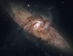 NGC 3314: Když se galaxie překrývají