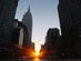 Manhattanhenge: Západ slunce v New Yorku