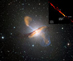 Výtrysky z neobyčejné galaxie Centaurus A