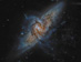 NGC 3314: Když se galaxie překrývají