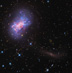 NGC 4449: Proud hvězd pro trpasličí galaxii