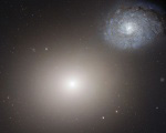 Eliptická M60 a spirální NGC 4647