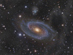 Velká spirální galaxie M81 a Arpova smyčka