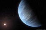 Na vzdálené exoplanetě byla objevena vodní pára