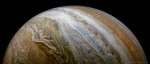 Pohled na Jupiter z Juno