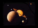 Saturn a jeho satelity
