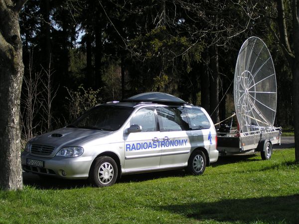 Auto slovenských radioastronomů