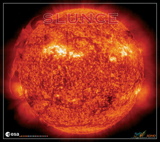 Plakátek Slunce přední strana
