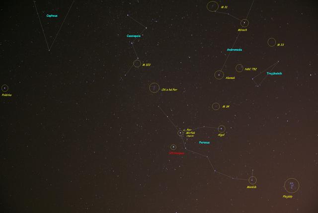 Neureiterová Eva: Obloha a kometa 17P/Holmes