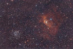 M-52 a NGC 7635 - Bublinka .s