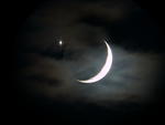 zákryt Venuše Měsícem 1.12.2008