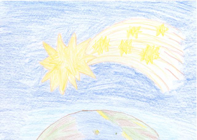 Vepřeková Amálka (7 let): Moje kometa