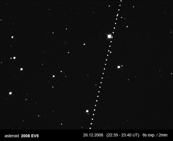 asteroid  2008 EV5