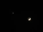 Venuše a Měsíc s popelavím svitem 2