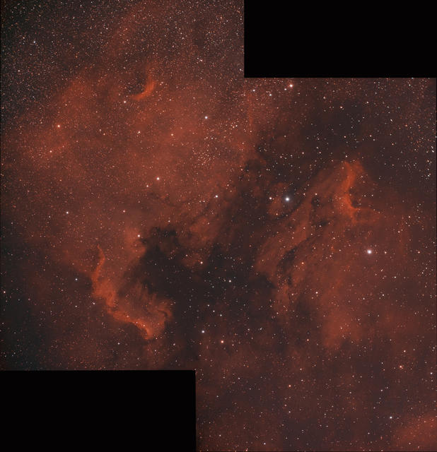 Mozaika NGC-7000 & IC-5067