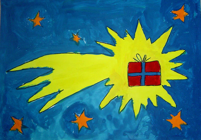 Málková Barbora (9 let), Moje vánoční kometa