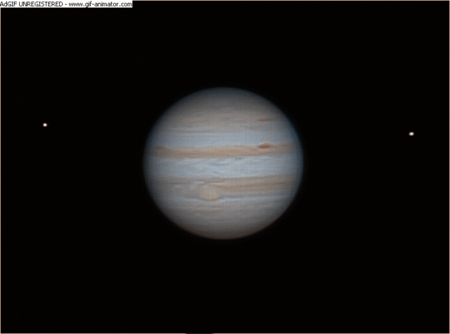 Animace Jupiter s GRS