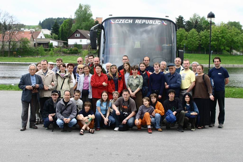 Společná fotografie účastníků v Týně n.Vltavou