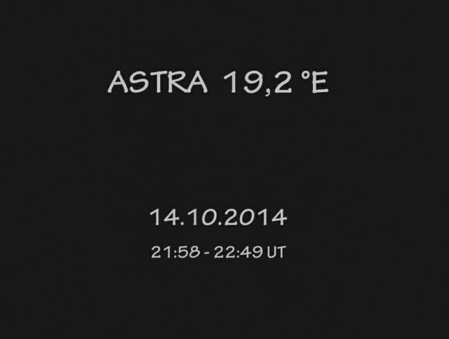 Zjasnění satelitů ASTRA 19,2°E
